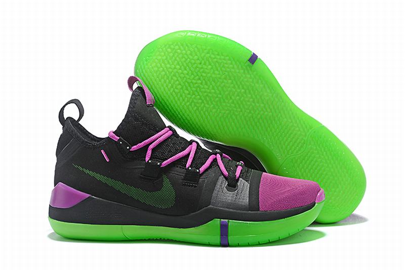 Nike Kobe AD EP Shoes Black Purple Green